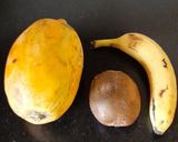 A picture of step 1 of Fiber rich fruit salad.