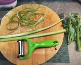 Foto del paso 3 de la receta Crema Fría Detox de Calabacín con puerro y Manzana