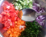 A picture of step 5 of Cucumber Salad.