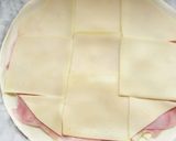 Foto del paso 4 de la receta: Empanada de jamón y queso con masa de hojaldre