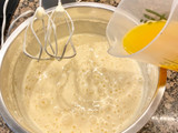 “Pastel de mantequilla con jarabe de naranja”(“Butter cake with orange syrup”)