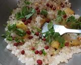 A picture of step 3 of Sabudana Khichdi.