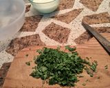Foto del paso 1 de la receta: Faina verde de perejil y ajo