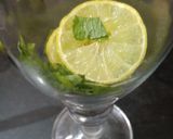 A picture of step 2 of Blueberry Mojito.