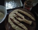 A picture of step 6 of Braided nutrela bread.