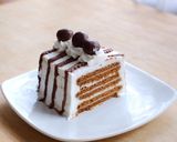Foto langkah ke 5 dari resep Lotus Biscoff Cake Tanpa Oven Tanpa Kukus.
