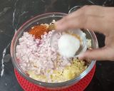 A picture of step 2 of Aloo Chaap.