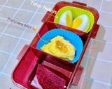 Foto langkah ke 1 dari resep Bekal Daycare PAUD - Bekal TK - Telur, Pancake Mini - Buah.