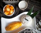 Foto langkah ke 5 dari resep 163. EASY MANGO STICKY RICE.