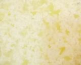 A picture of step 1 of Nolen Gurer Sandesh.