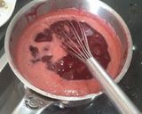 Une image de l'étape 3 de Confiture pêche framboise.