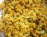 A picture of step 6 of Keema Gobhi.