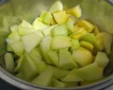 A picture of step 1 of Amlechi Uddamethi Raw Mango curry.