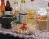 รูปขั้นตอนการทำที่ 2 ของ ผัดถั่วงอกใส่เต้าหู้ Thai Stir-Fried Tofu with bean sprouts (vegan)