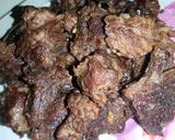 A picture of step 2 of Nigerian fried meat.