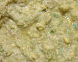 A picture of step 1 of Moong dal pakora.