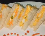 A picture of step 6 of Egg Mayo Sandwich | Snack Recipe | Egg Sandwich without toaster.