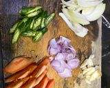 Foto langkah ke 1 dari resep Tumis labu-wortel- kembang kol.