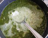 A picture of step 6 of Shahi rani palak paneer.