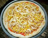 Foto langkah ke 4 dari resep Pizza tuna super empuk.