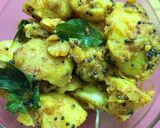 A picture of step 6 of Rai wale aloo.