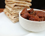 A picture of step 12 of Garlic Soft Layered Chapati.