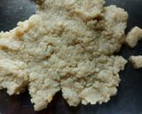 A picture of step 1 of Halwai style TWO LAYER CHOCOLATE BURFI.