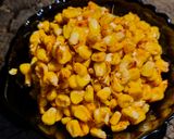 A picture of step 3 of Masala corn.