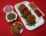 A picture of step 11 of Dry fruits & paneer stuffed soya kebabs.