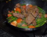 A picture of step 11 of Green bean stew with beef.