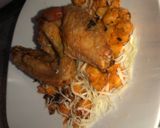 Foto del paso 6 de la receta: Garbanzos fritos con pollo