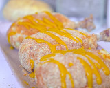 Foto del paso 5 de la receta: Muslos al horno empanados con patata y queso