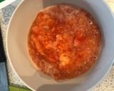 Hình bước làm 2 của món Đậu hũ thịt băm sốt cà chua