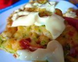 Hình bước làm 4 của món Pizza rau củ thịt sốt mayonnaise kiểu mẹ