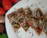 A picture of step 8 of Paratha Pizza.