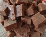 A picture of step 3 of Singhara halwa - Janmashtami special.