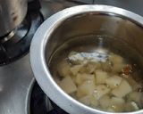 A picture of step 2 of Russian salad.