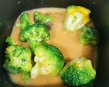 A picture of step 2 of Lazy Cook's Air-Fried Baked Broccoli Egg Custard.
