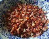 Foto del paso 1 de la receta: Menudo con garbanzos y punta de jamón a la hierbabuena