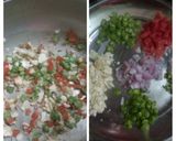 A picture of step 2 of Veg Manchow soup.