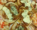 Foto do passo 5 de Bruschettas com gorgonzola e cebola caramelada