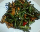 Foto langkah ke 5 dari resep Tumis kacang panjang with tempe #bikinramadanberkesan.