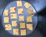 A picture of step 3 of Cherry Shortbread.