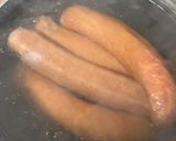 Une image de l'étape 1 de Rougail saucisses.