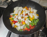 Foto del paso 1 de la receta: Pollo tex mex con calabacín