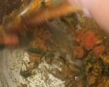 A picture of step 2 of Khichdi with Achari Raita.