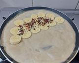 Foto langkah ke 6 dari resep Crepe Pisang.