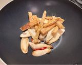 辣炒豆包杏鮑菇的食譜步驟1照片