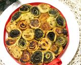 Foto del passaggio 5 della ricetta Ghirlanda di pasta sfoglia