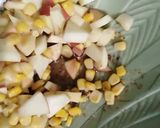 A picture of step 4 of Apple and corn salad.